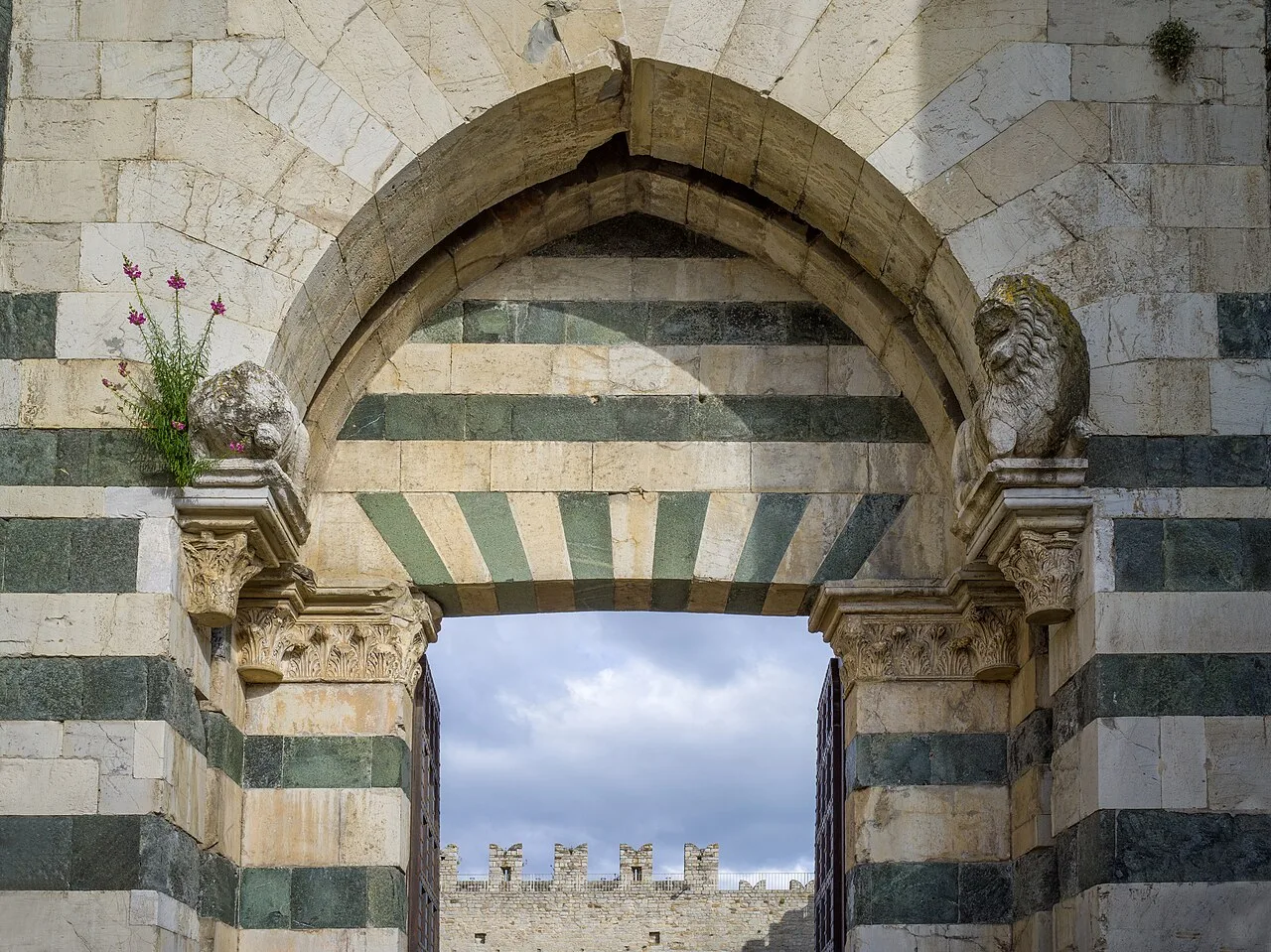 Entrance to the Castello dell’Imperatore in Prato