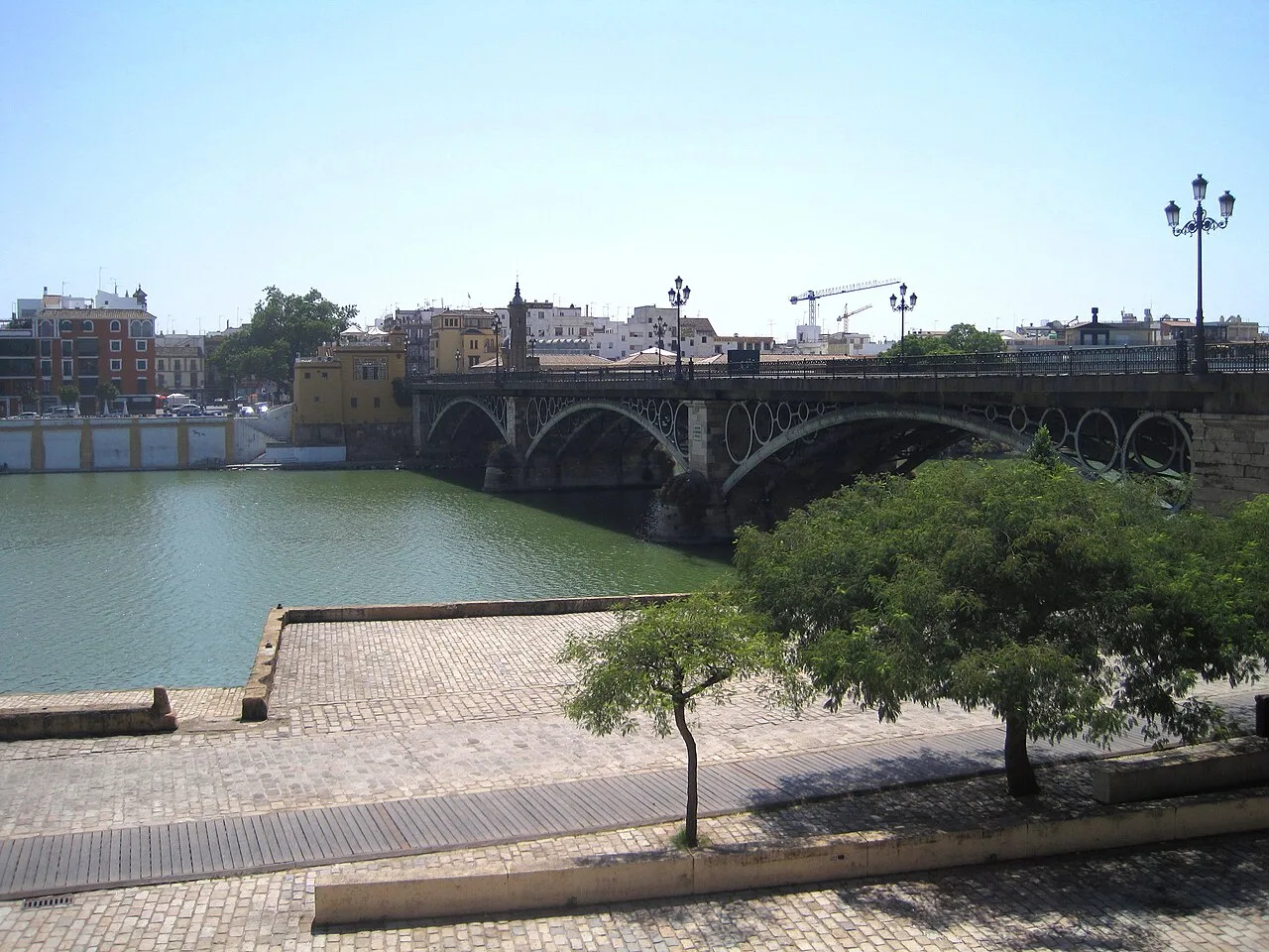 Puente de Isabel II crossing the river to Triana in Seville