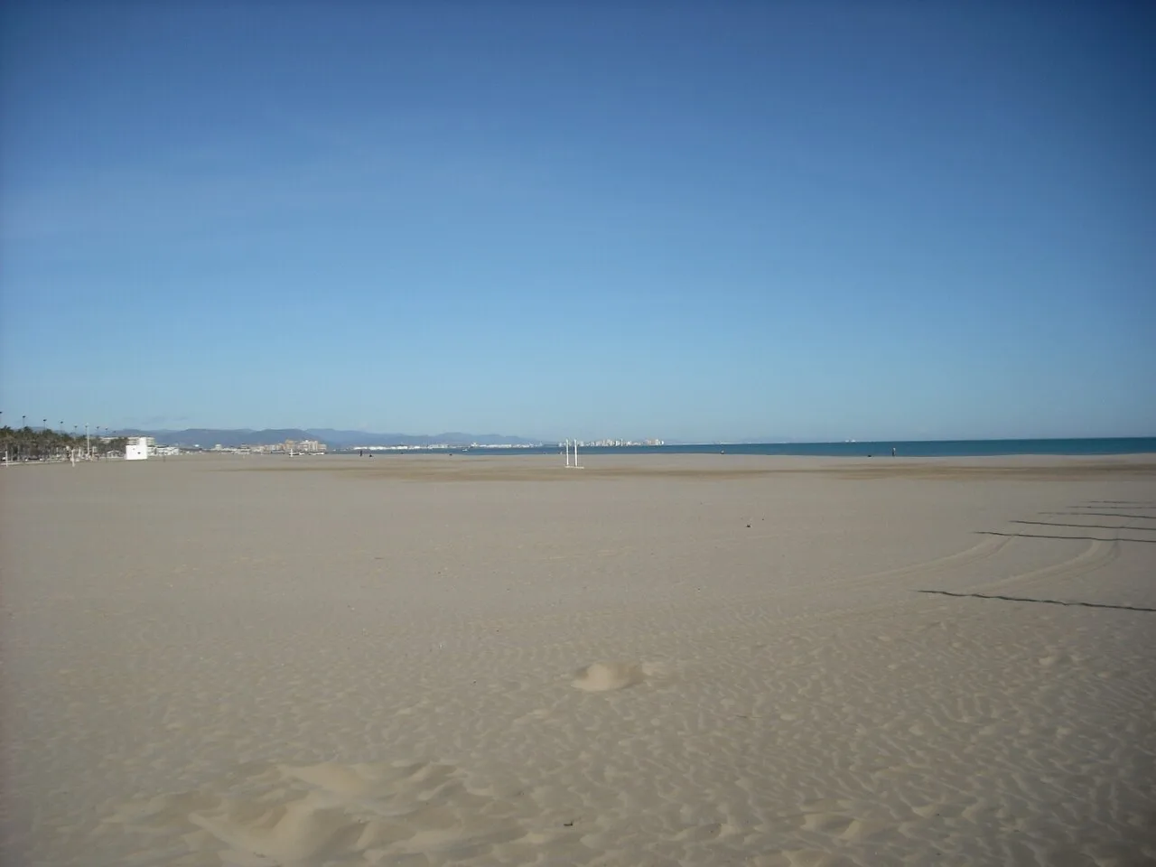 Malvarrosa beach in Valencia