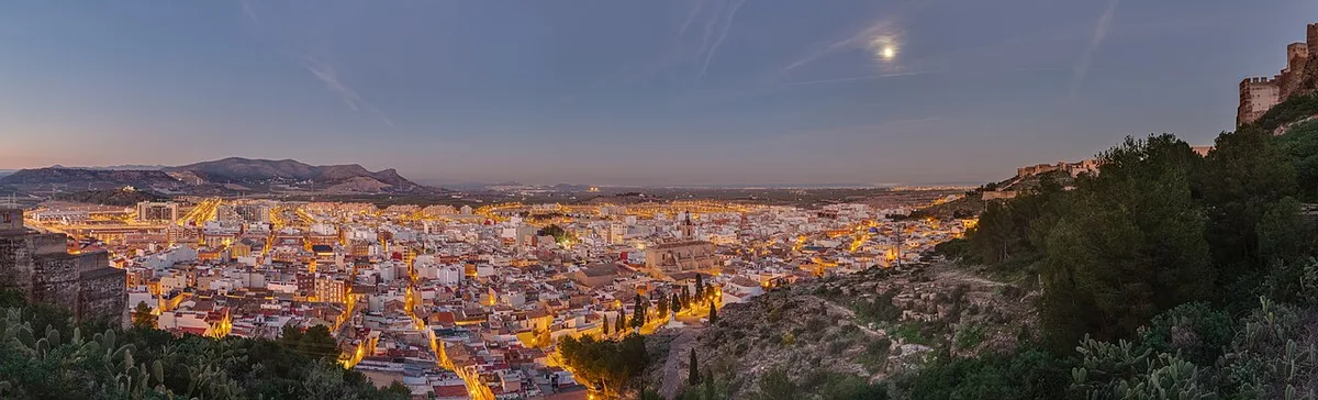 View over Sagunto from the castle